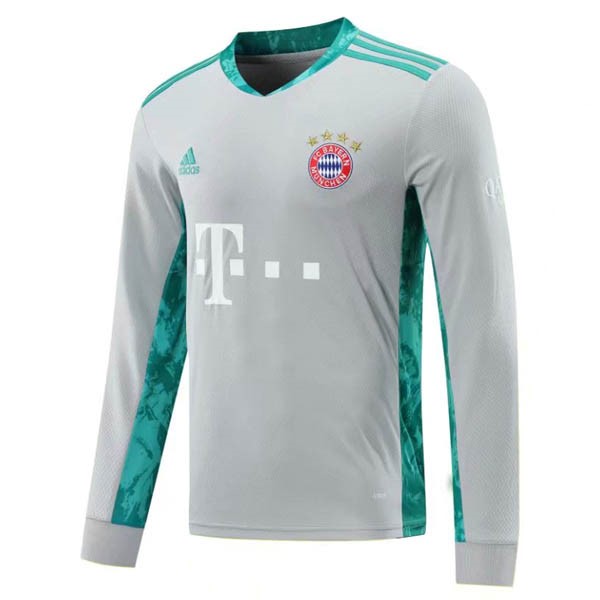 Thailande Maillot Football Bayern Munich ML Gardien 2020-21 Gris